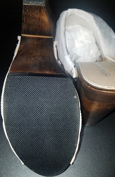 NEW Accrue Peep-Toe Mules (sz.9) - Picture 3 of 4